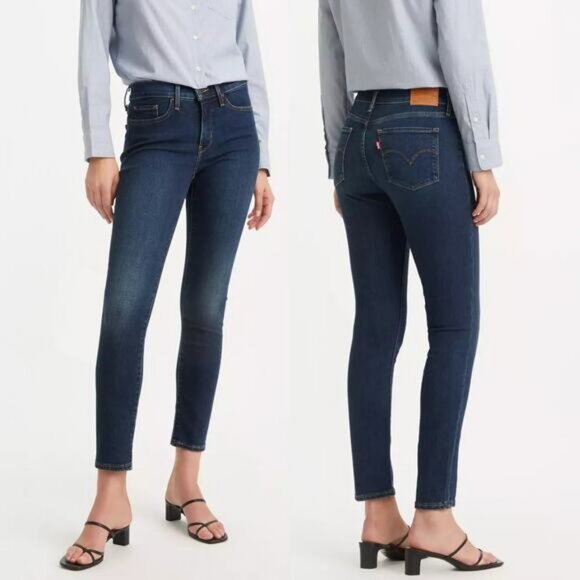 LEVI'S Premium 311 Shaping Skinny Sz 28 Blue Swell - Dark Wash - Picture 1 of 8